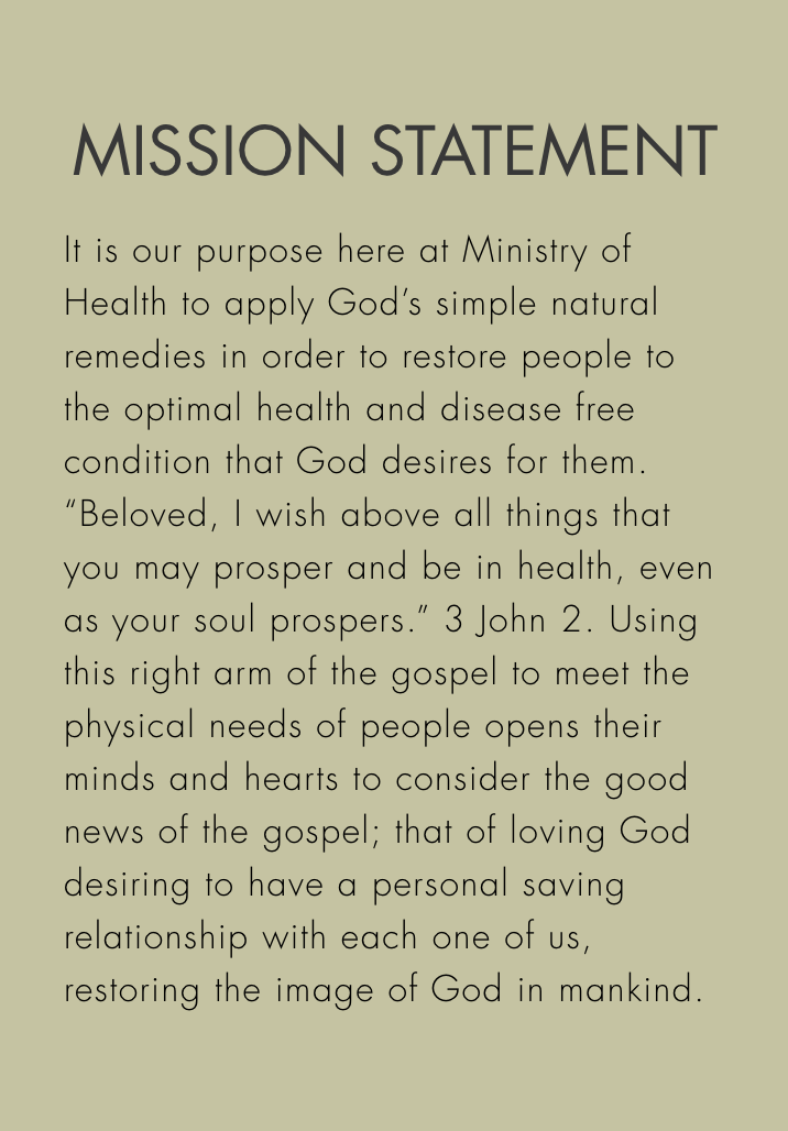Ministry of Health Consultation