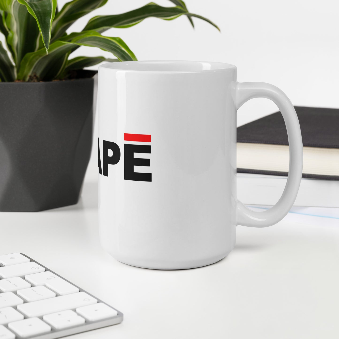 Agape White glossy mug